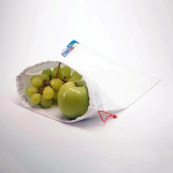Sachet tissu en coton nature - Image 2